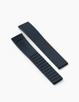 Navy FKM rubber watch strap