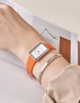 Orange square watches