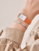 Orange square watches