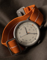 MUS-01 KHAKI P 34MM + ORANGE PARACHUTE STRAP SET