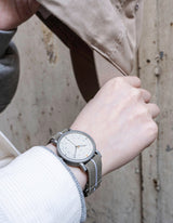 MUS-01 KHAKI P 34MM + GRAY PARACHUTE STRAP SET