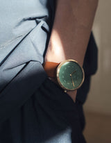Dusty Olive minimalist watches men
