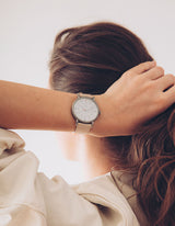 Natural minimalist womens watch
