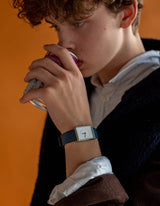 Navy square watches for men