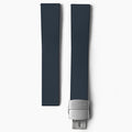 Navy FKM rubber watch strap