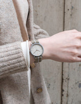 MUS-01 KHAKI P 34MM + ORANGE PARACHUTE STRAP SET