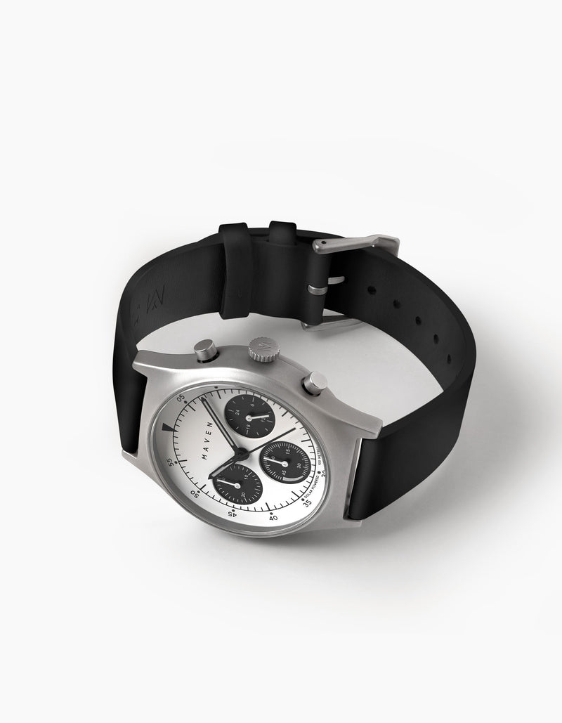 MUS SOLAR C-05 BLACK 40MM + BLACK PARACHUTE STRAP SET