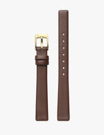 Symmetria Series - Mahogany Leather Watch Strap