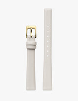 Symmetria Series - Offwhite Leather Watch Strap