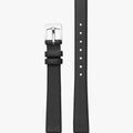 Symmetria Series - Black Leather Watch Strap