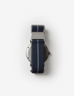 MUS-01 KHAKI P 40MM + NAVY PARACHUTE STRAP SET