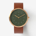 Dusty Olive minimalist watches men