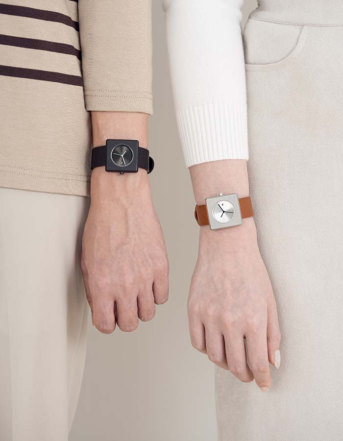 Black square watches