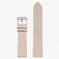 Beige leather watch bands