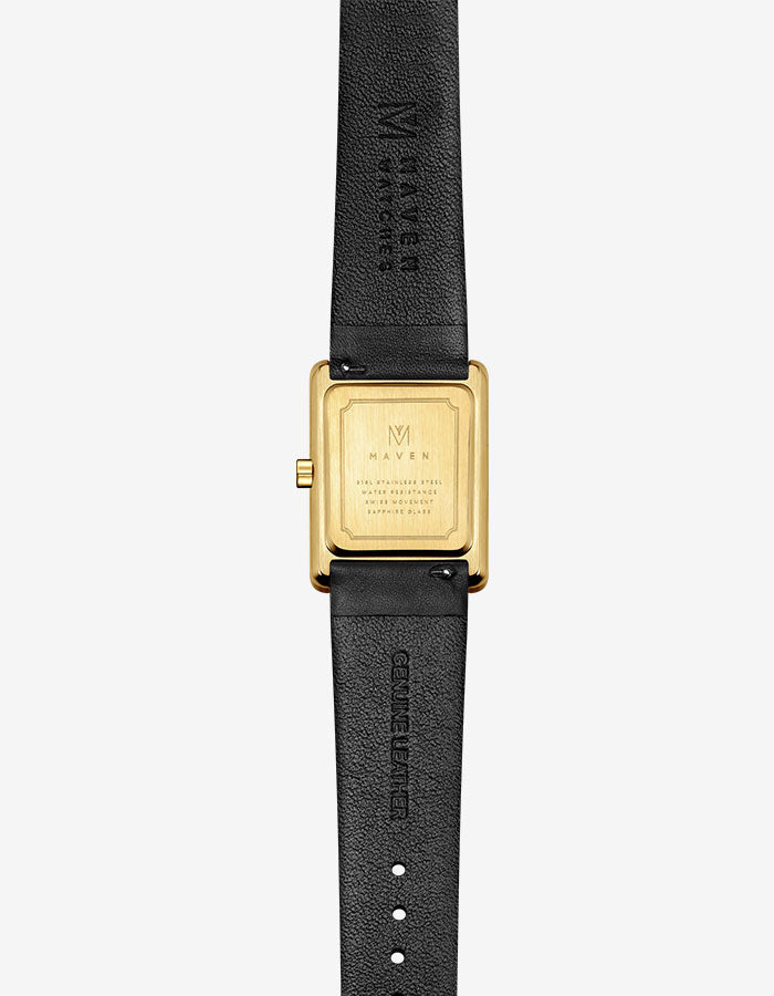 Black square watches for men