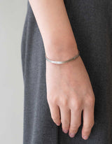The Minute Cuff, Polished Silver